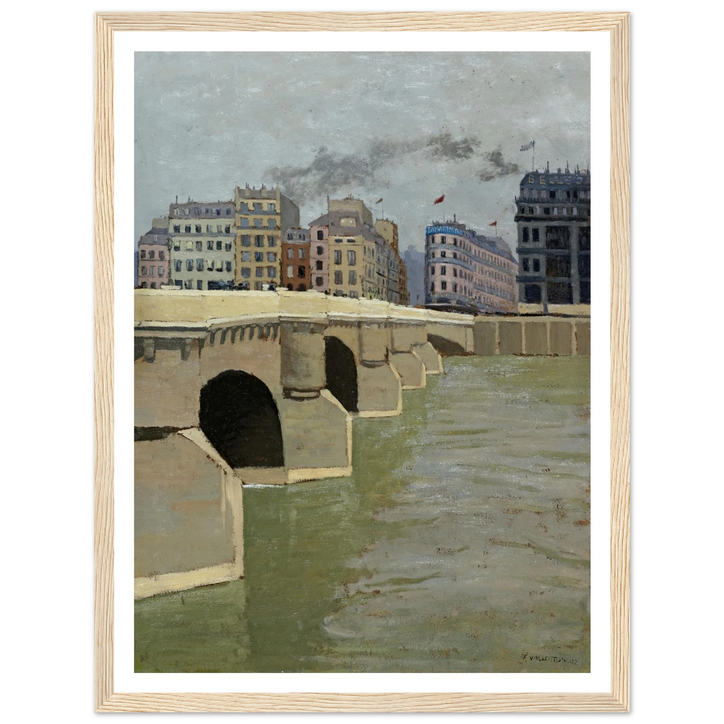 The Pont Neuf Bridge, 1902 Art Print | Felix Vallotton-Quipham Collections