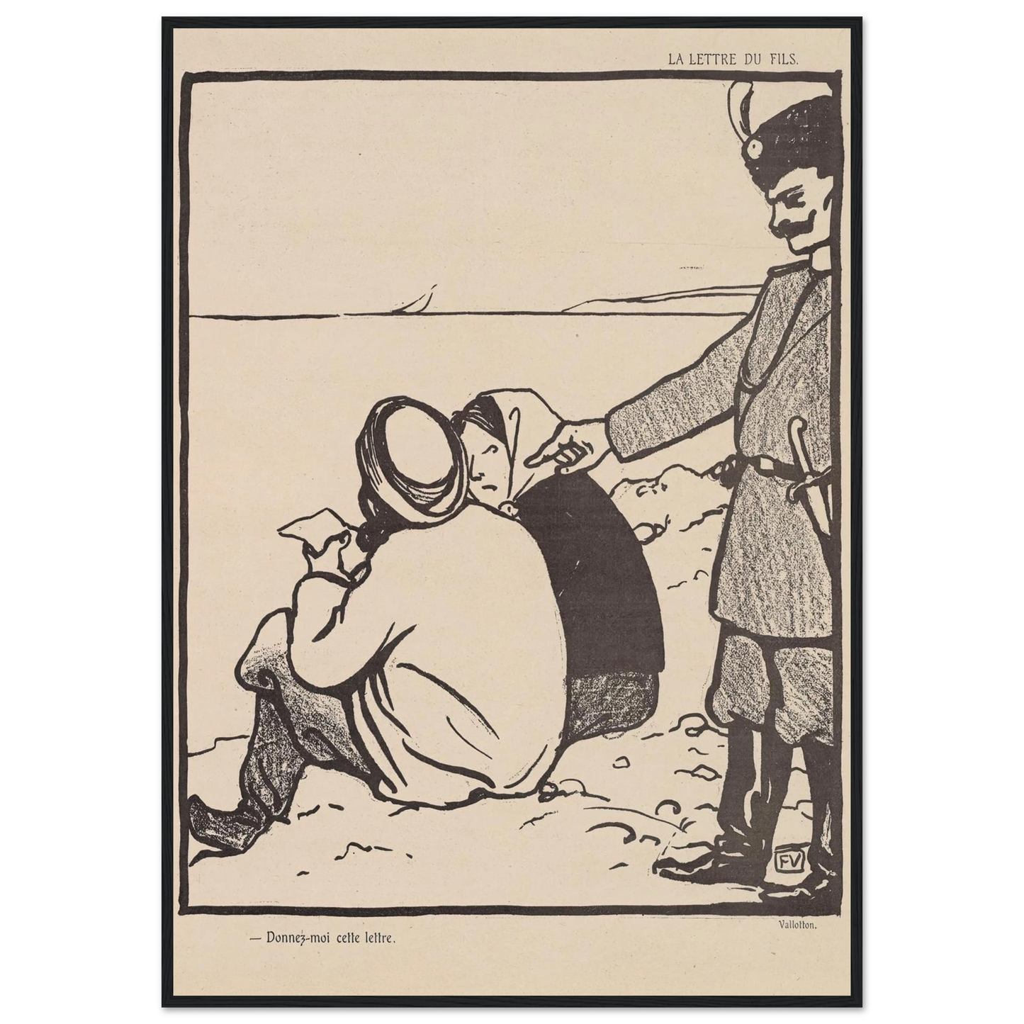 6 juin 1903 Art Print | Felix Vallotton-Quipham Collections