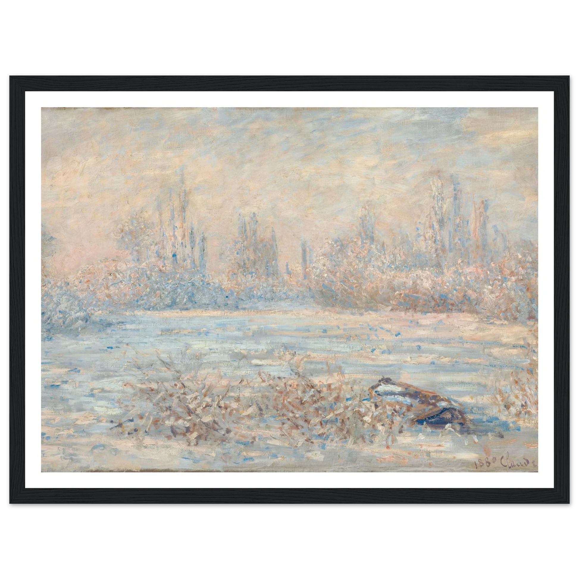 Le Givre (1880) Art Print | Claude Monet-Quipham Collections