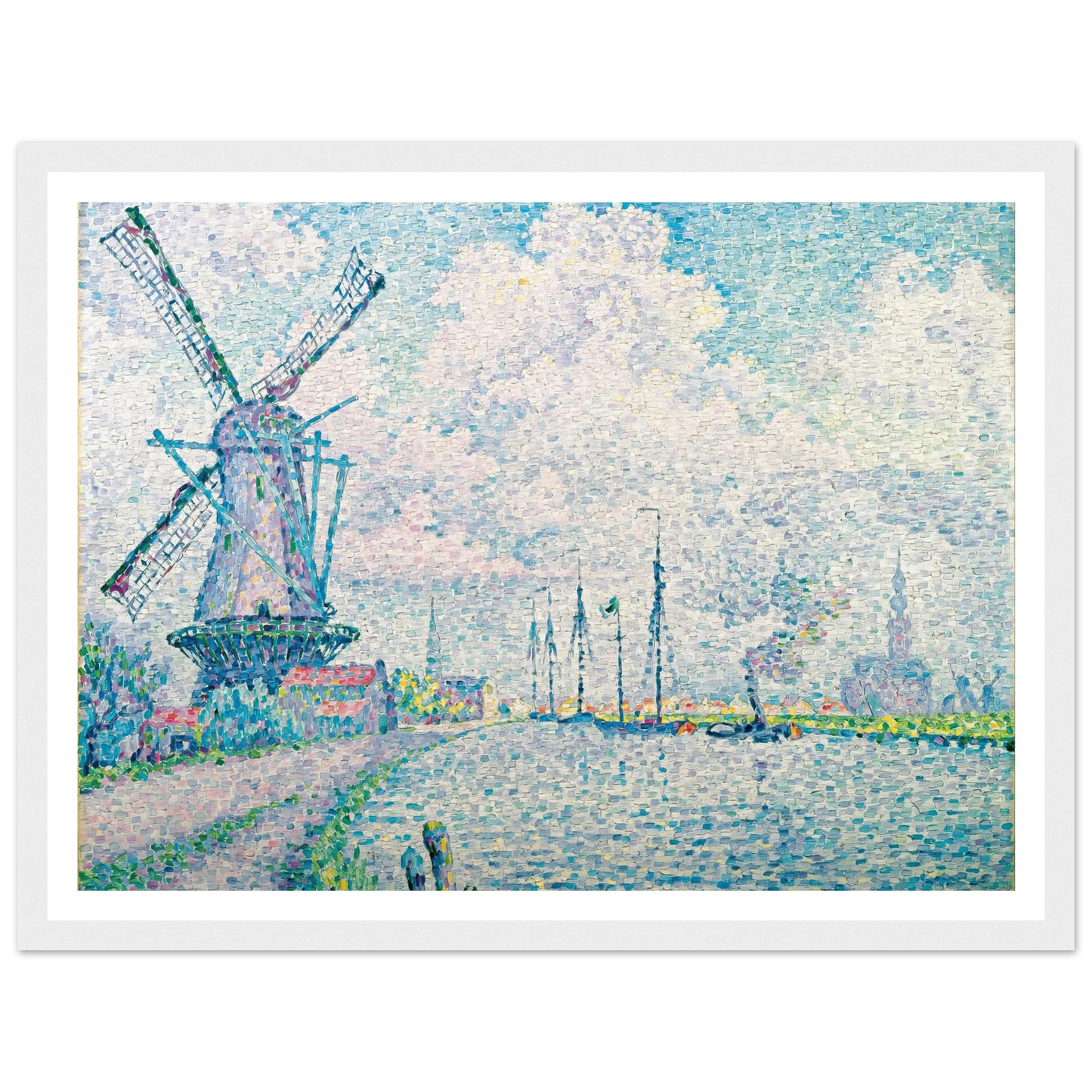 Canal of Overschie Art Print | Paul Signac-Quipham Collections