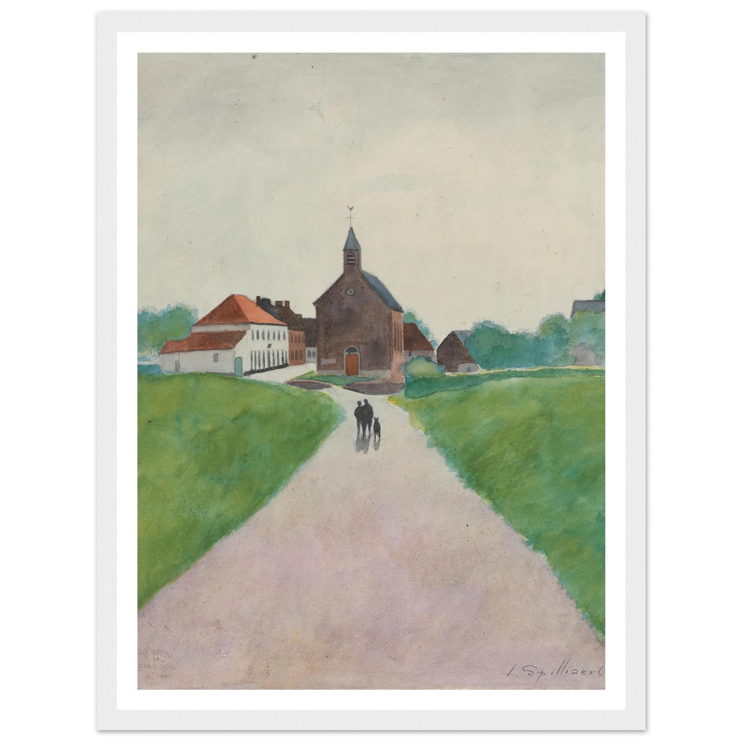 Au temps que Nanette était perdue pl. 4 (1931) Art Print | Leon Spilliaert-Quipham Collections