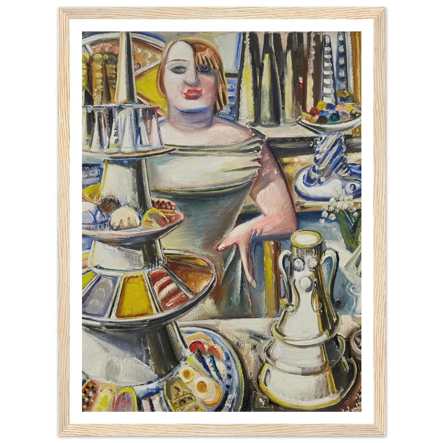 Bardame (Barmaid) (1932) Art Print | Paul Kleinschmidt-Quipham Collections