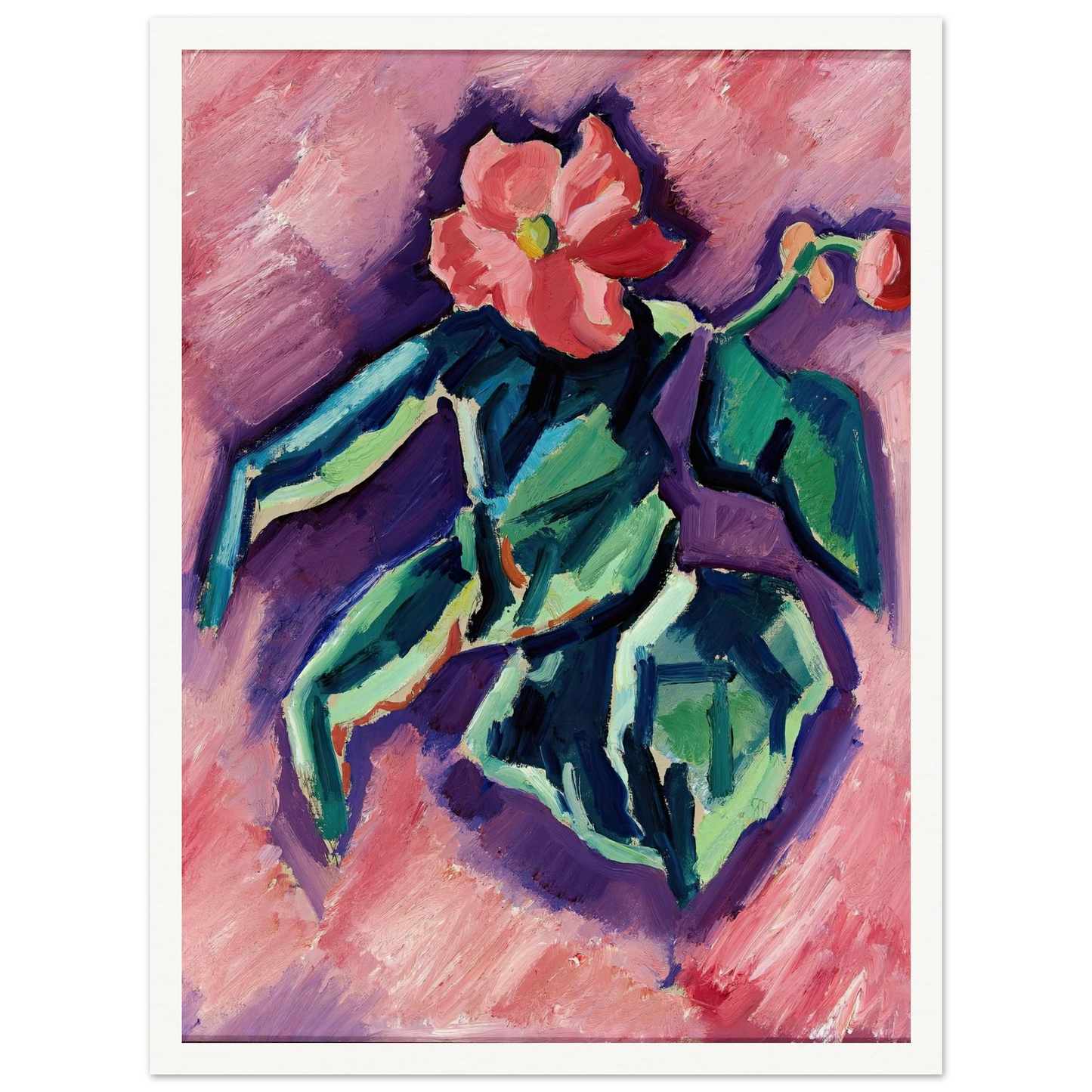 Pink Begonias (1928-1929) Art Print | Marsden Hartley-Quipham Collections