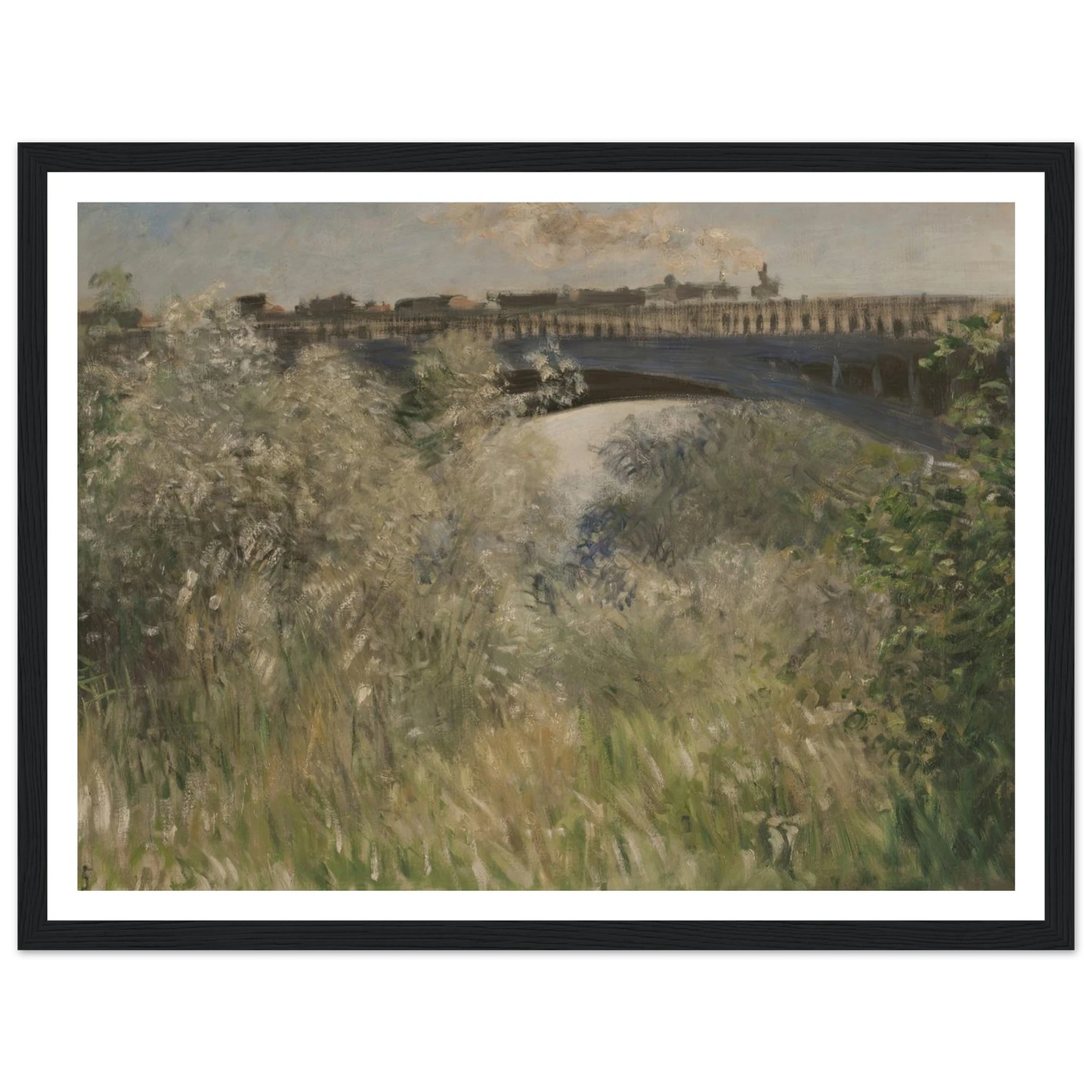 Le Pont d` Argenteuil (1875) Art Print | Claude Monet-Quipham Collections