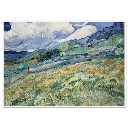 Landscape from Saint-Rémy (1889) Art Print | Vincent van Gogh-Quipham Collections