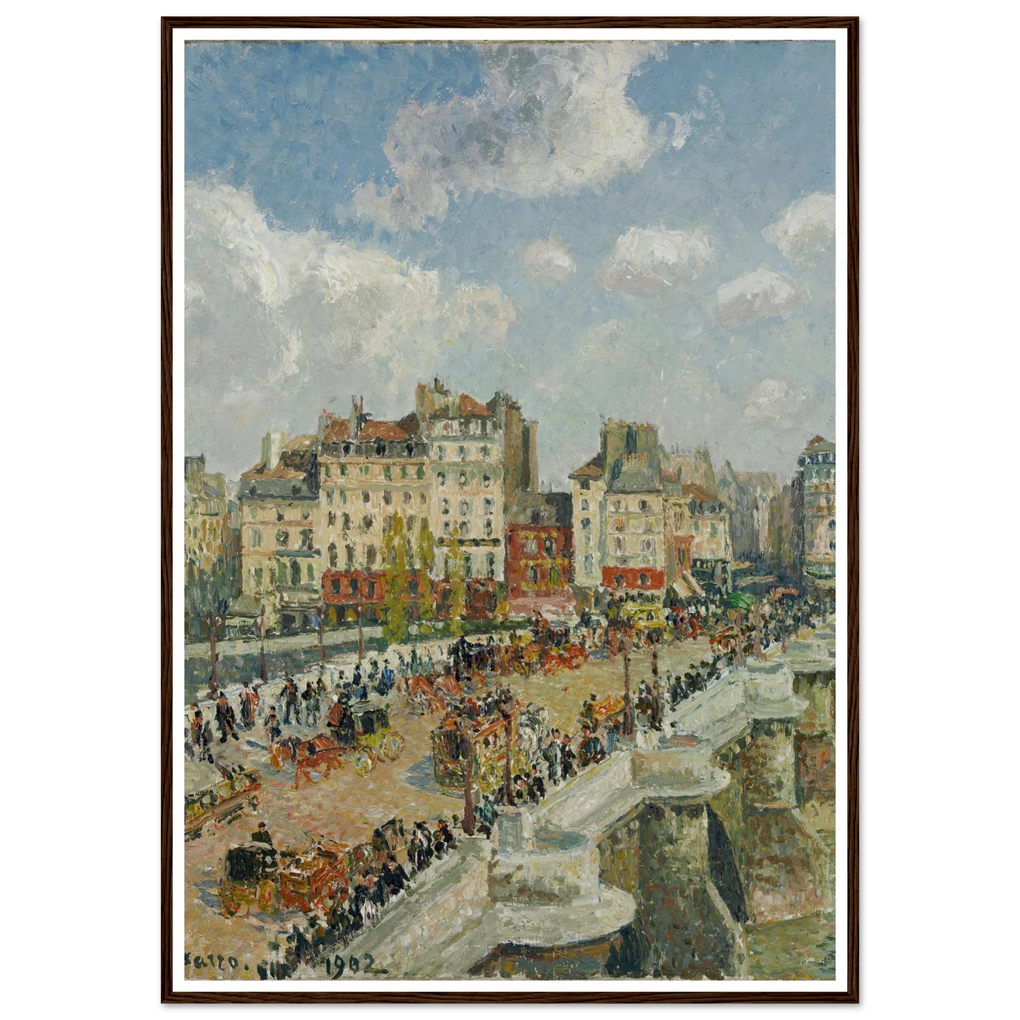 The Pont-Neuf Art Print | Camille Pissarro-Quipham Collections