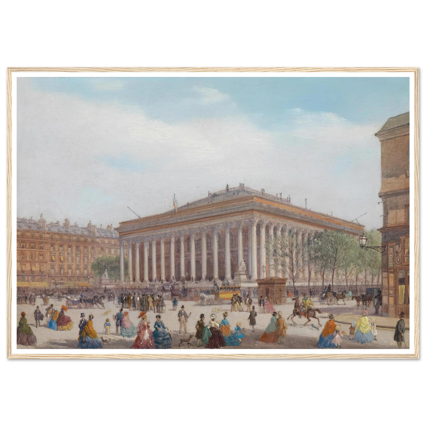 Paris Bourse Art Print | Carlo Bossoli-Quipham Collections