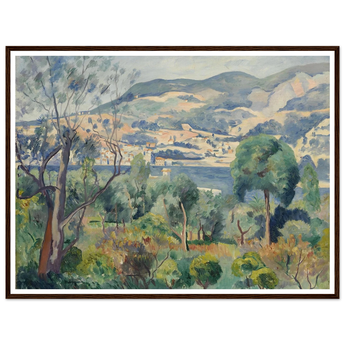 Rade de Villefranche (1913) Art Print | Henri Manguin-Quipham Collections