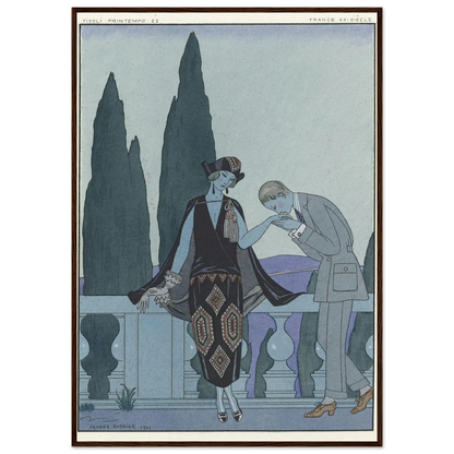 La Villa d’Este ; France XXe siècle (1923) Art Print | George Barbier-Quipham Collections