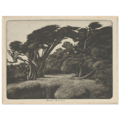 Cypress Bower (1920) Art Print | Ernest Haskell-Quipham Collections
