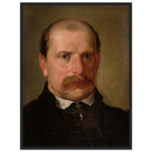 Portrait of Kazimierz Stankiewicz (1857) Art Print | Jan Matejko - Framed Poster - 30x40 cm / 12x16″ - Black frame