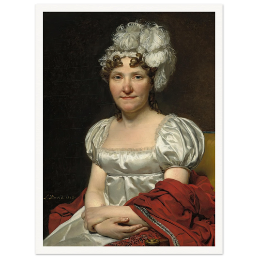 Madame David (1813) Art Print | Jacques Louis David-Quipham Collections