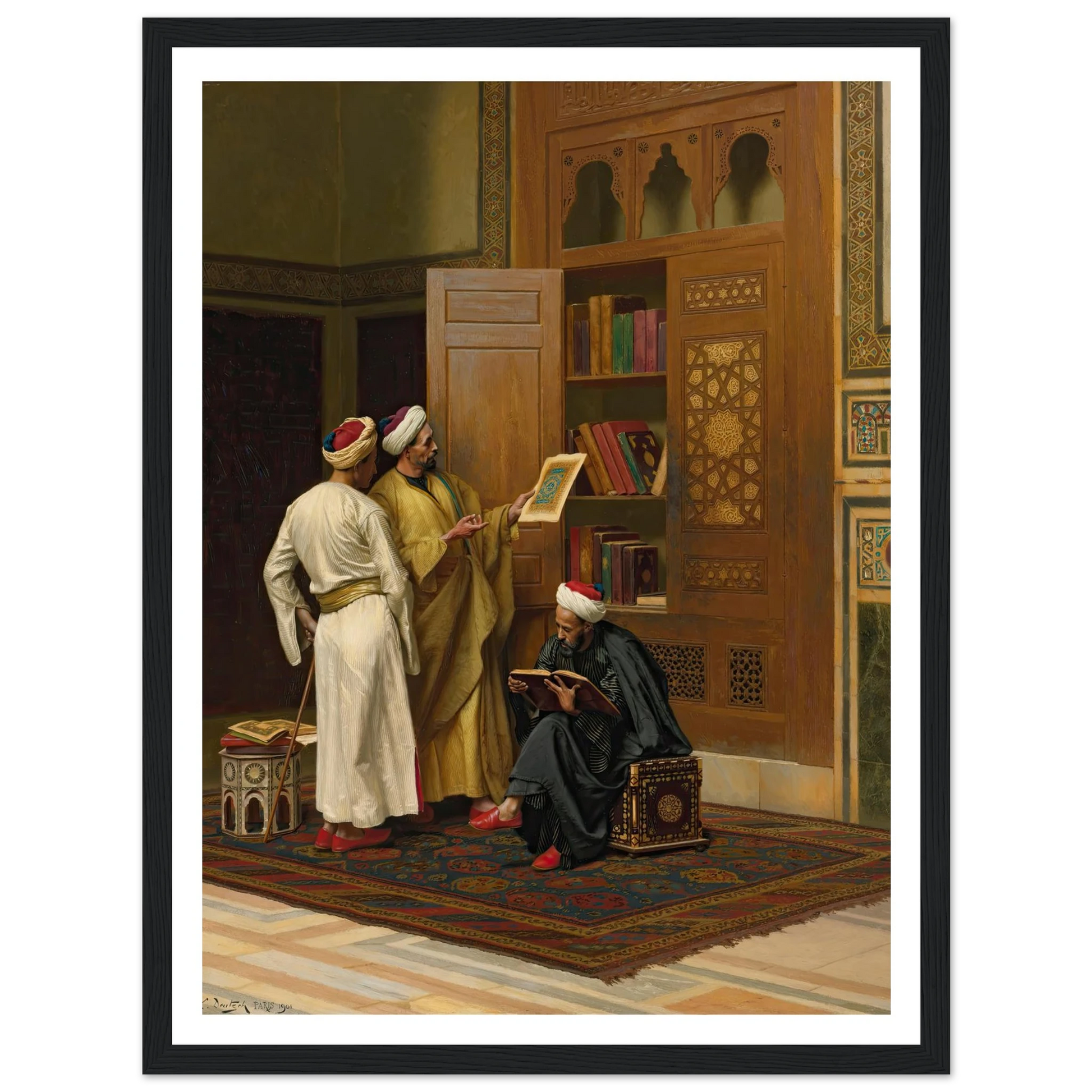 The Scholars (1901) Art Print | Ludwig Deutsch-Quipham Collections