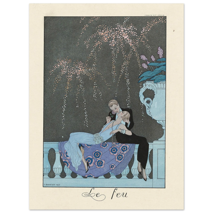 Le Feu (Fire) (1922–1926) Art Print | George Barbier-Quipham Collections
