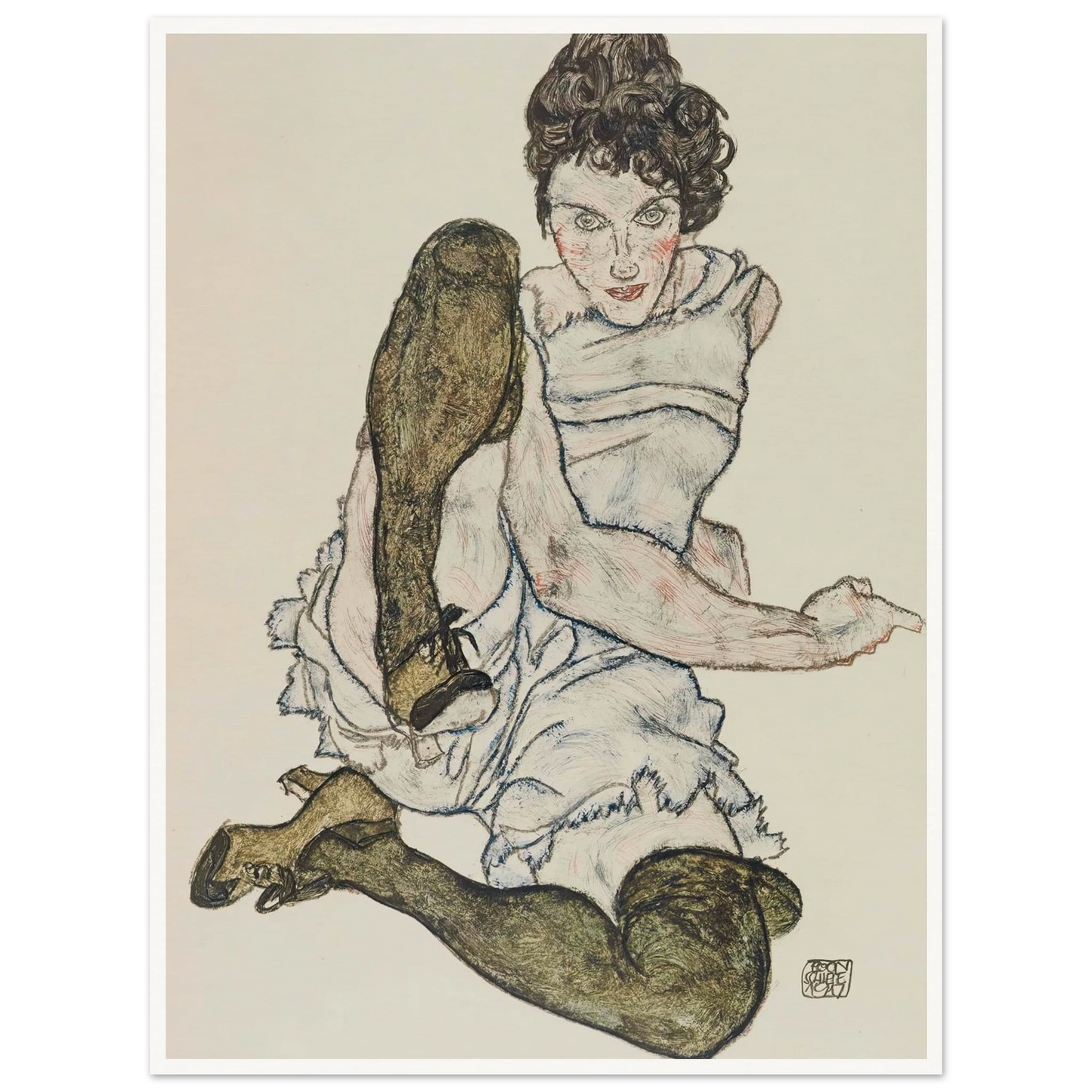 Handzeichnungen (1920) Art Print | Egon Schiele-Quipham Collections