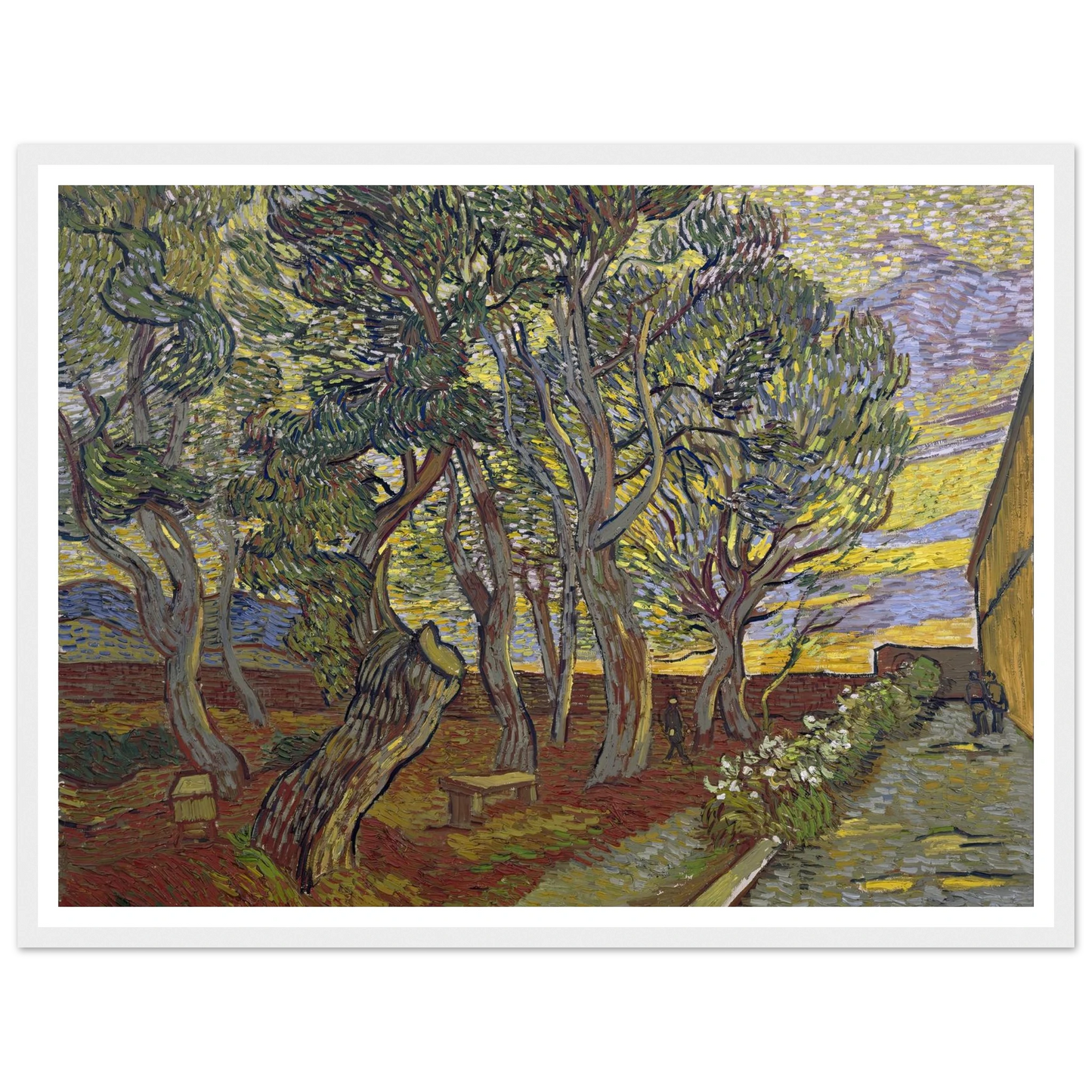 The garden of Saint Paul’s Hospital Art Print | Vincent van Gogh-Quipham Collections