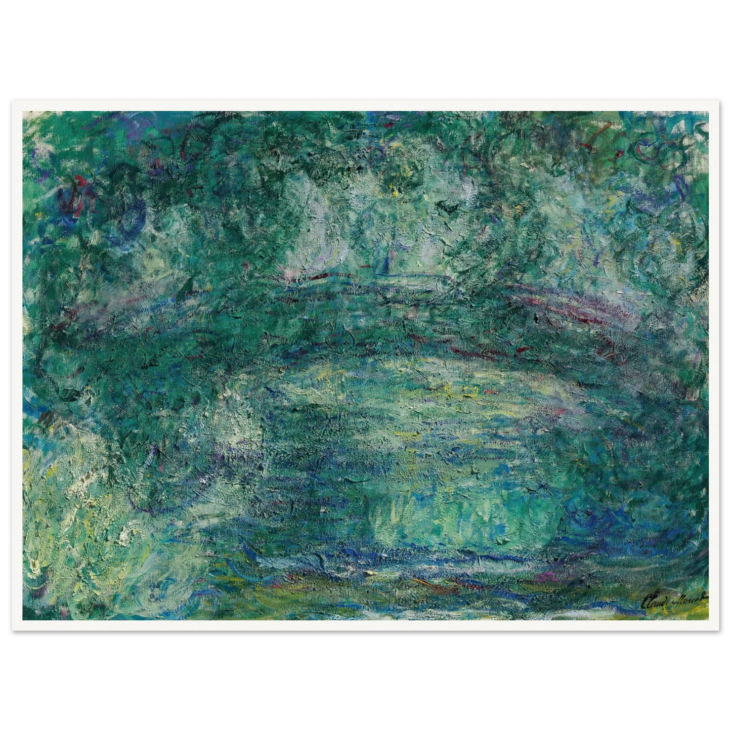 Le pont japonais (1918-1924) Art Print | Claude Monet-Quipham Collections