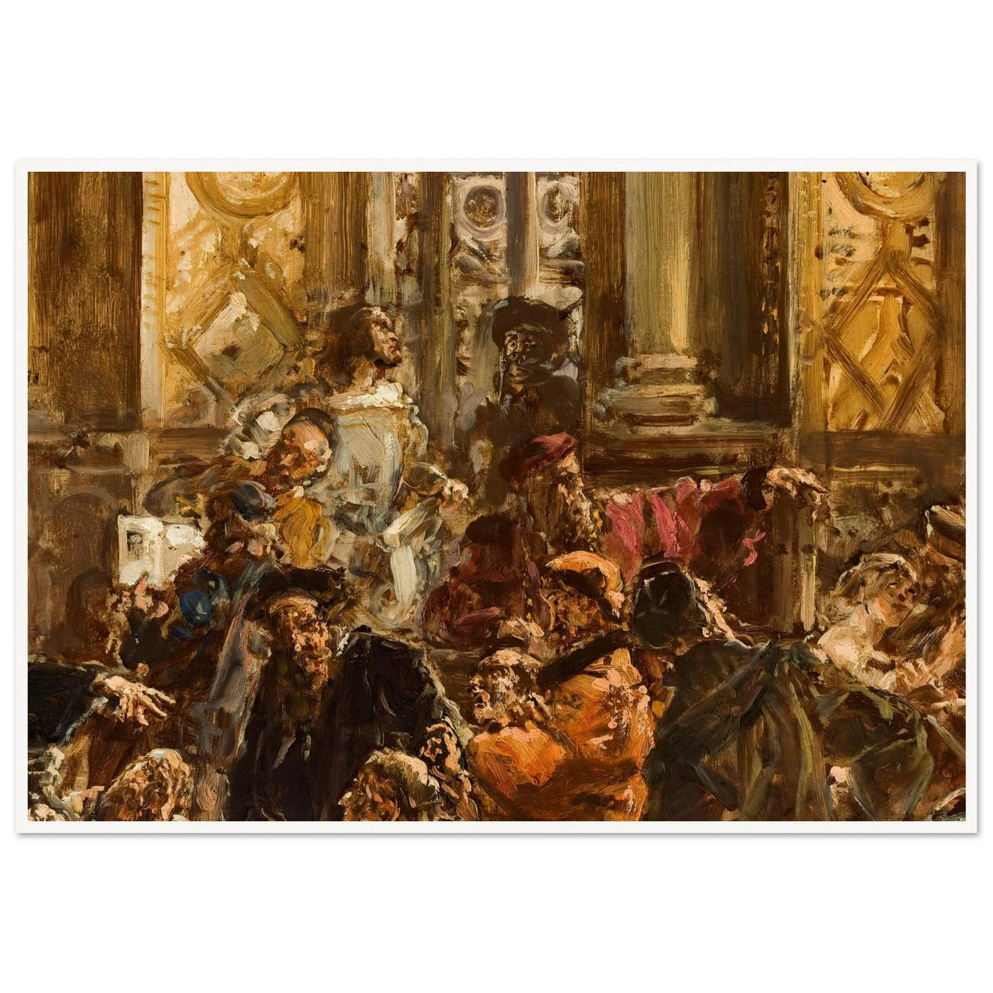 The Golden Age in Literature in the 16th c., from the series “History of Civilization in Poland” (1888) Art Print | Jan Matejko-Quipham Collections