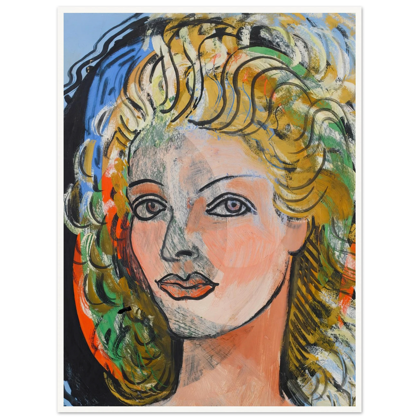 La blonde (circa 1940-1946) Art Print | Francis Picabia-Quipham Collections