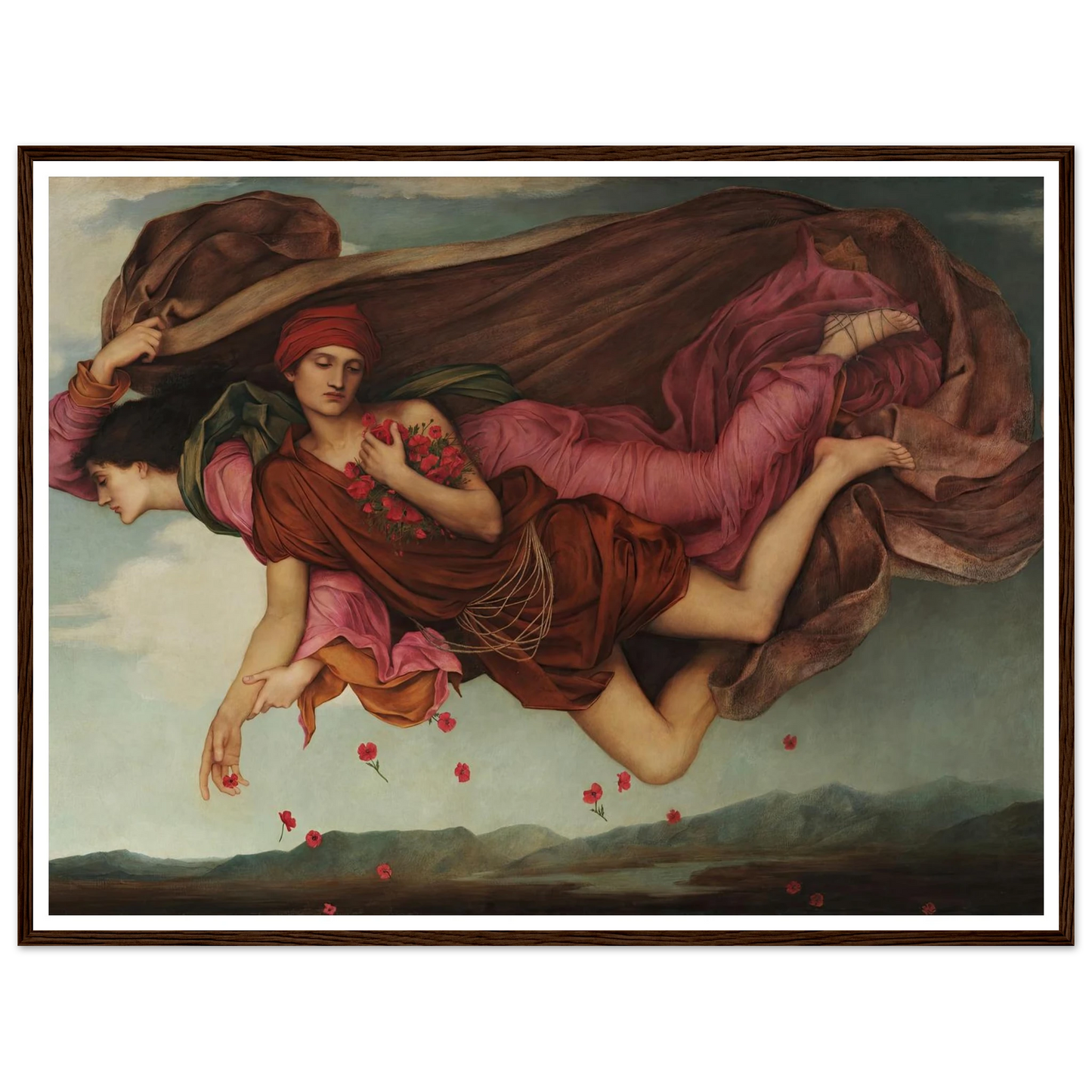 Night and Sleep (1878) Art Print | Evelyn de Morgan-Quipham Collections