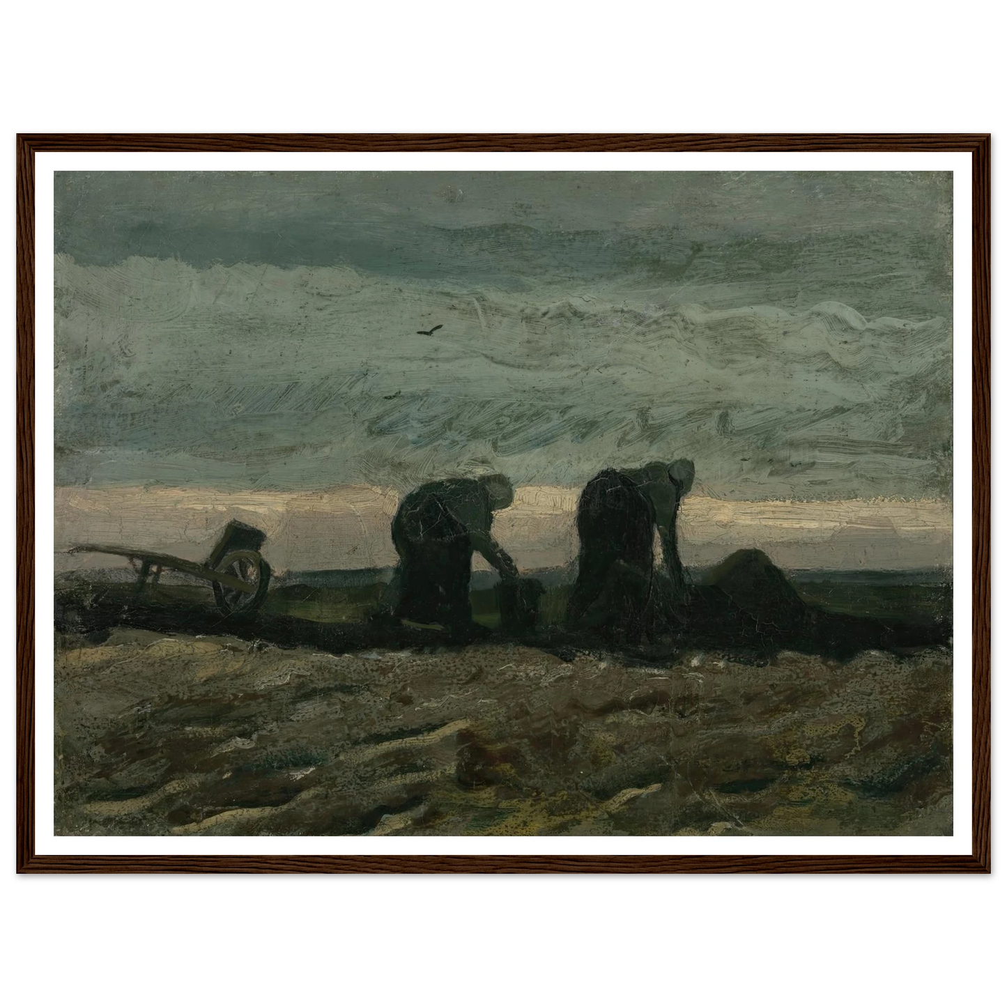 Two women on the heath (1883) Art Print | Vincent van Gogh-Quipham Collections