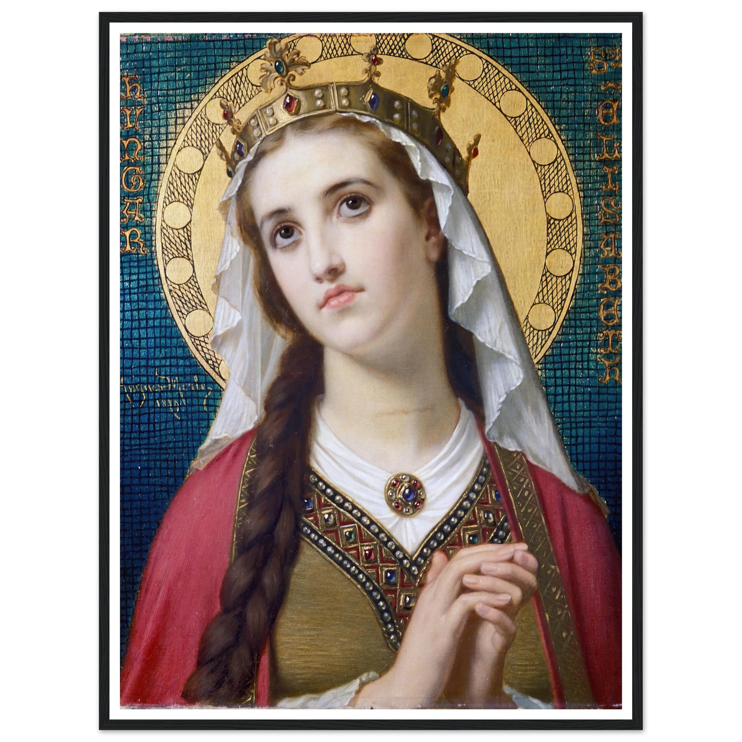 Saint Elizabeth Of Hungary (1879) Art Print | Hugues Merle-Quipham Collections