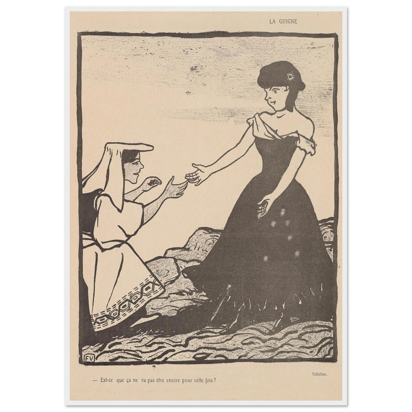 25 juillet 1903 Art Print | Felix Vallotton-Quipham Collections