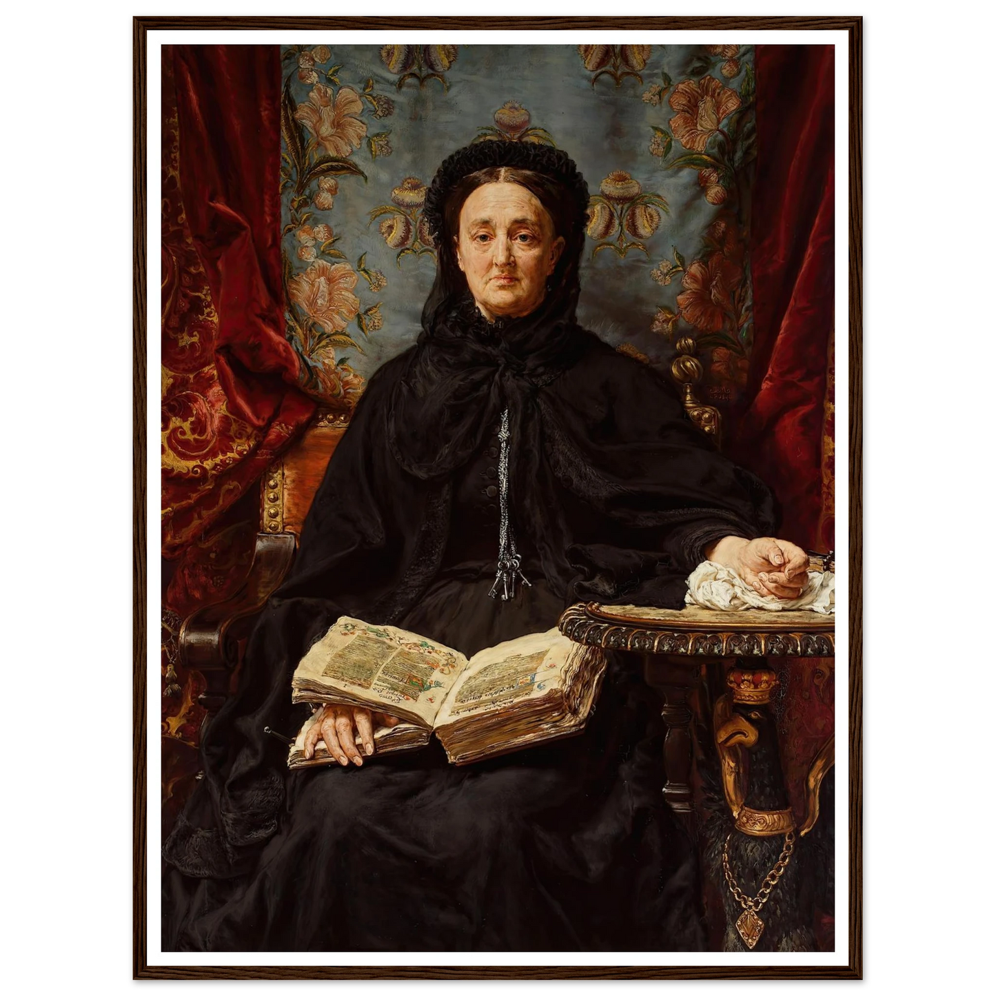 Portrait of Katarzyna Potocka née Branicka (1825–1907), wife of Adam (1890) Art Print | Jan Matejko-Quipham Collections
