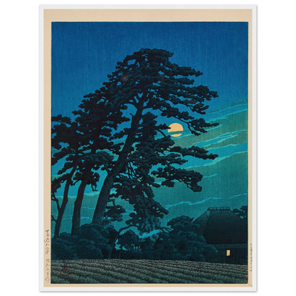 Magome no tsuki (Moon at Magome) (1930) Art Print | Kawase Hasui-Quipham Collections