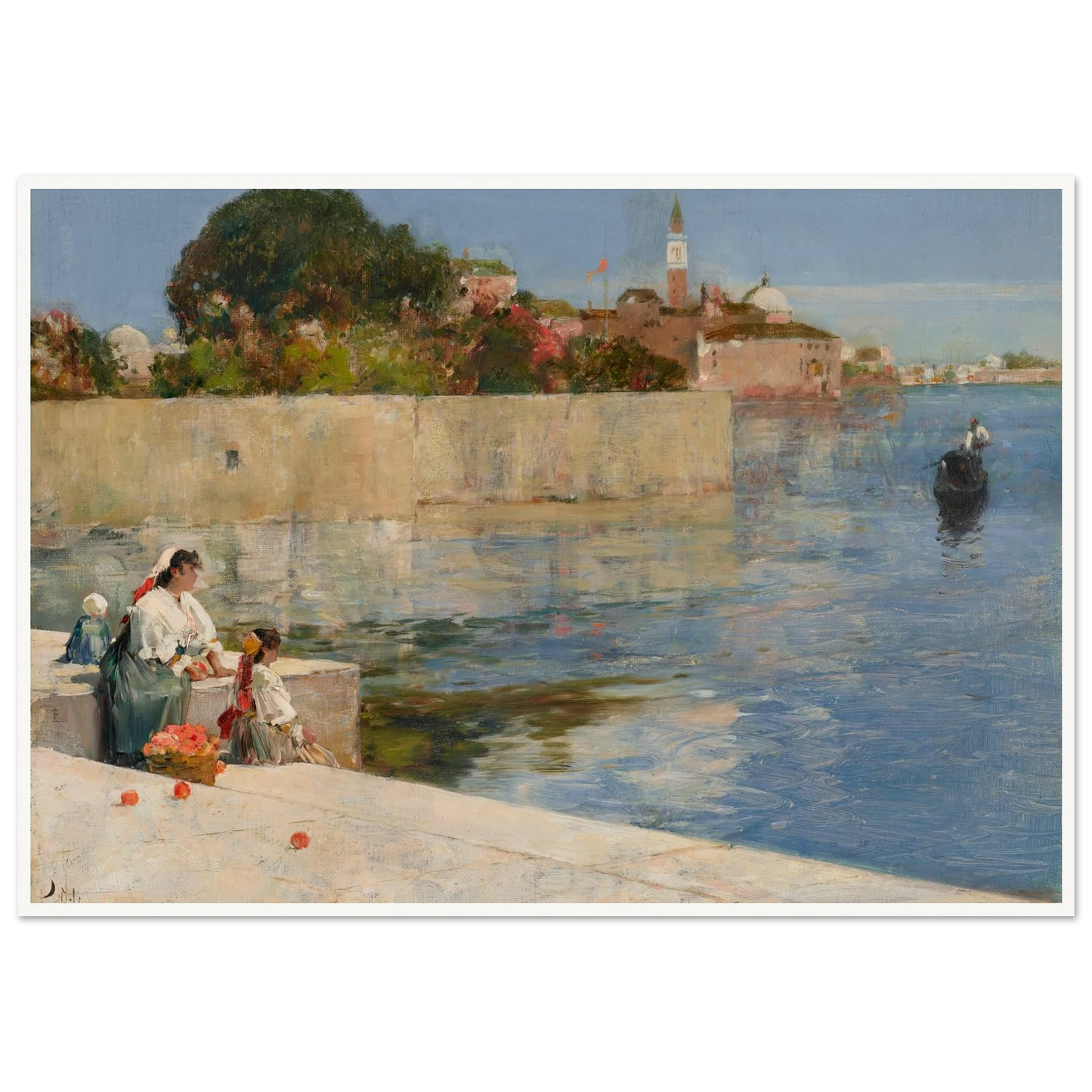 View of Venice (circa 1883) Art Print | Childe Hassam-Quipham Collections