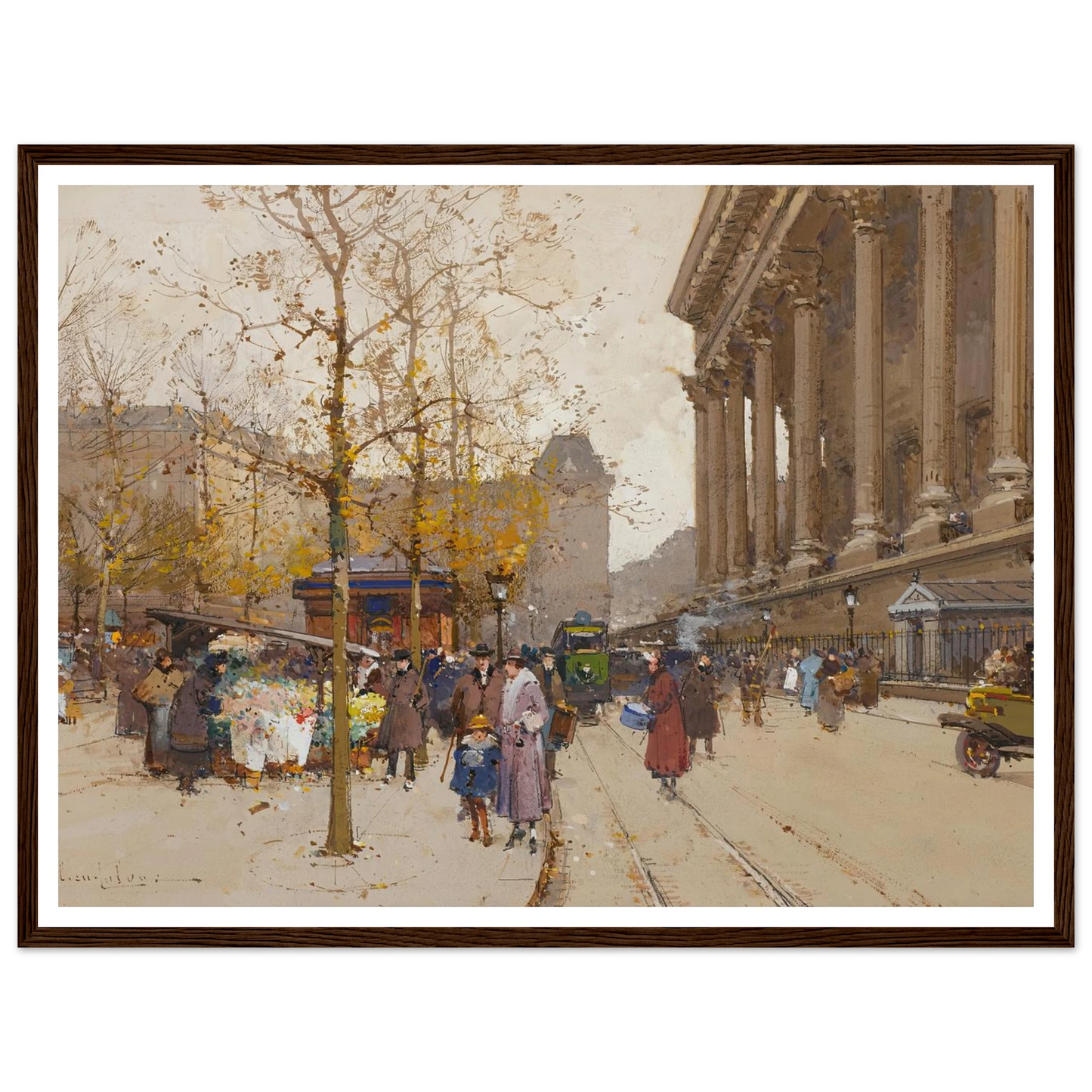 La Madeleine Art Print | Eugene Galien Laloue-Quipham Collections