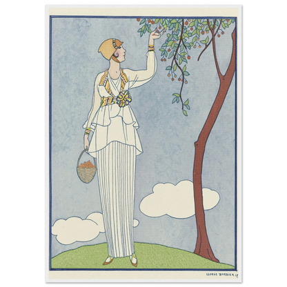 Famous Fashion Houses (1914) Art Print | George Barbier-Quipham Collections