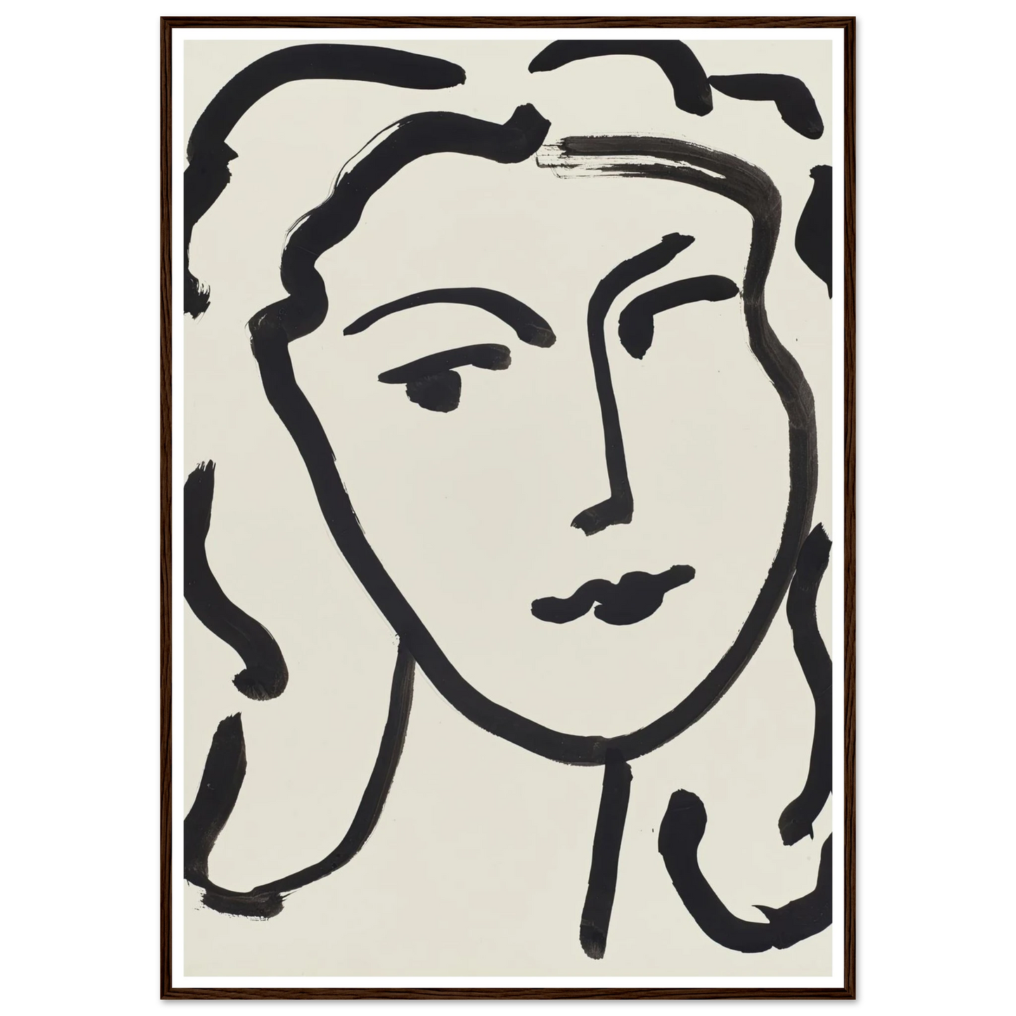 Visage de femme (1948) Art Print | Henri Matisse-Quipham Collections