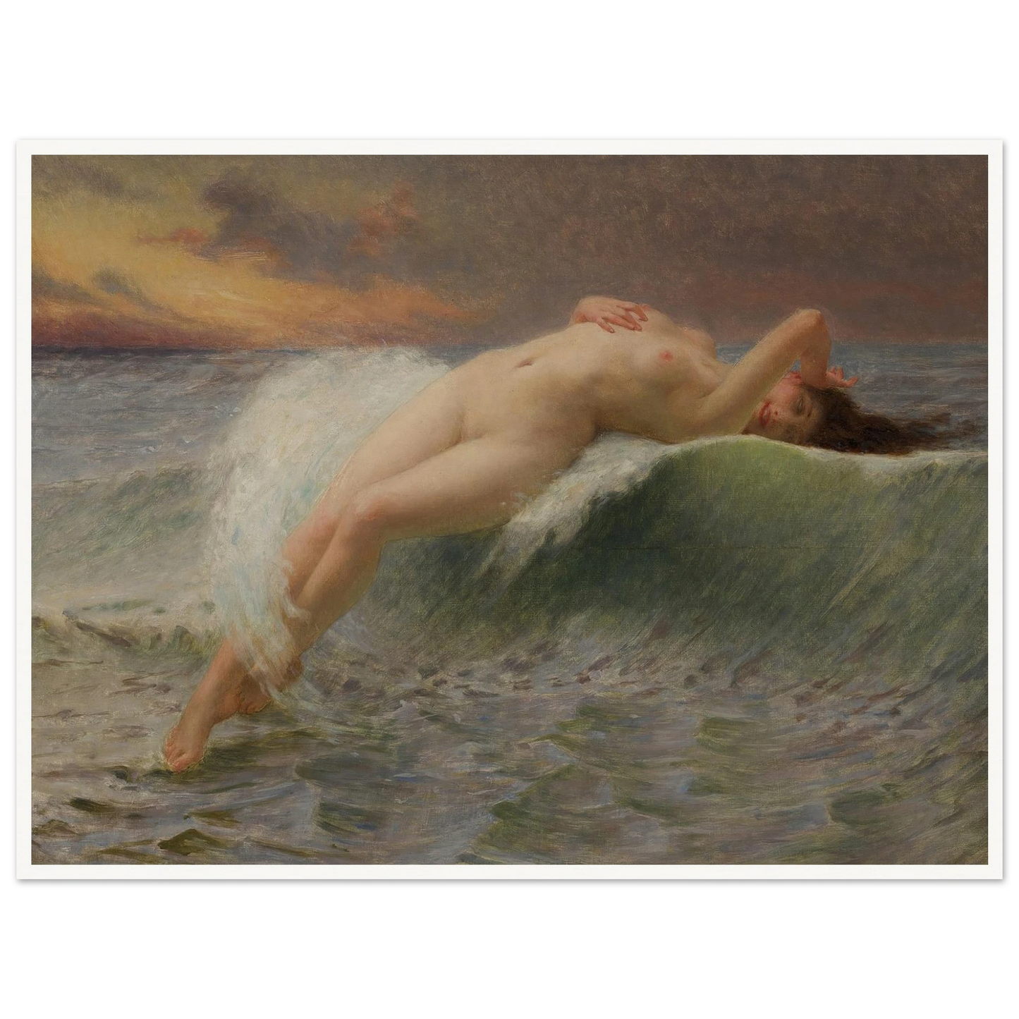 La Vague Art Print | Guillaume Seignac-Quipham Collections