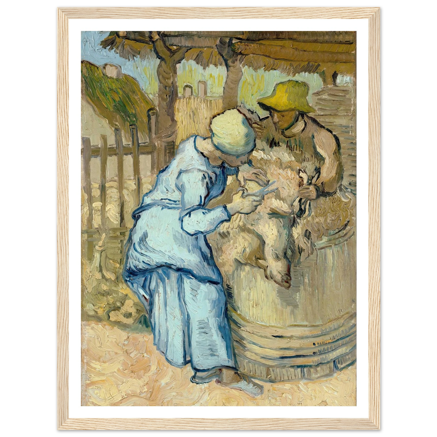 The Sheep-Shearer (After Millet) Art Print | Vincent van Gogh-Quipham Collections