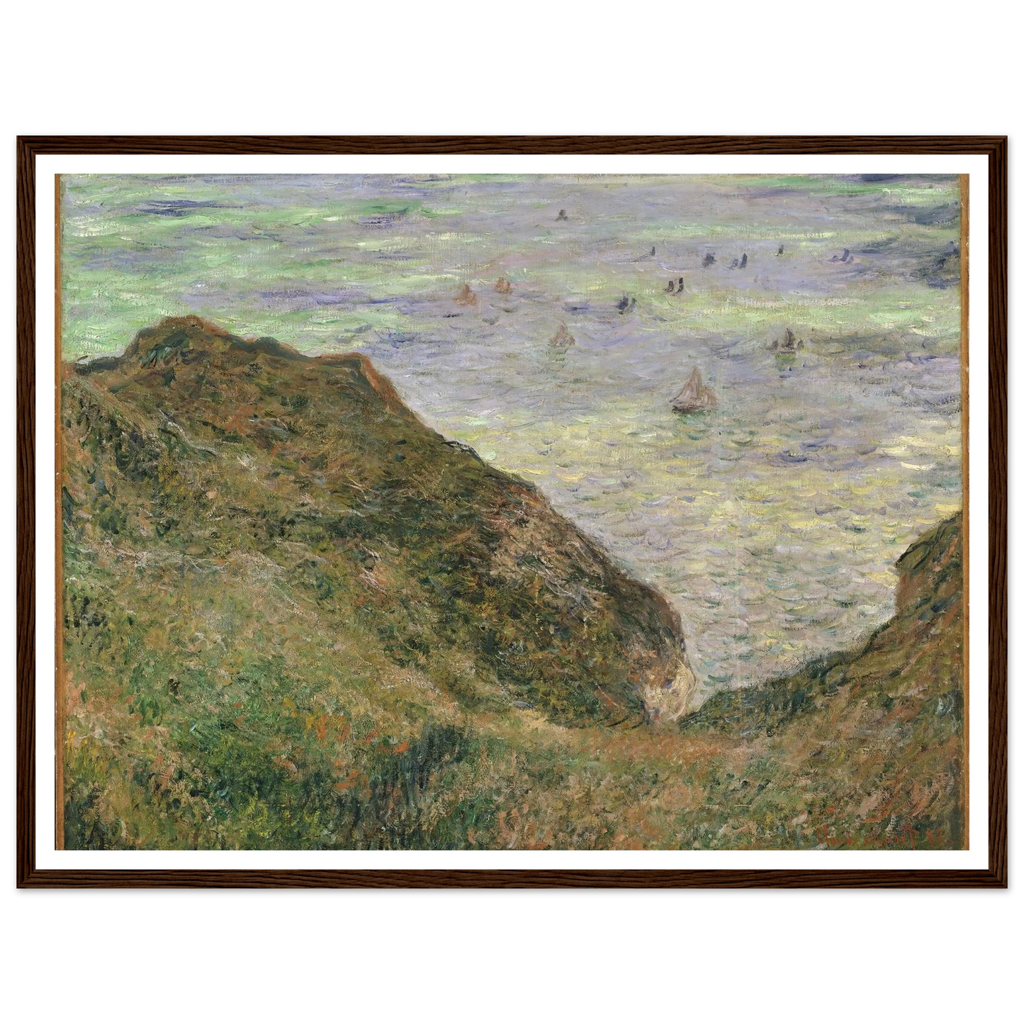 View over the Sea (1882) Art Print | Claude Monet-Quipham Collections