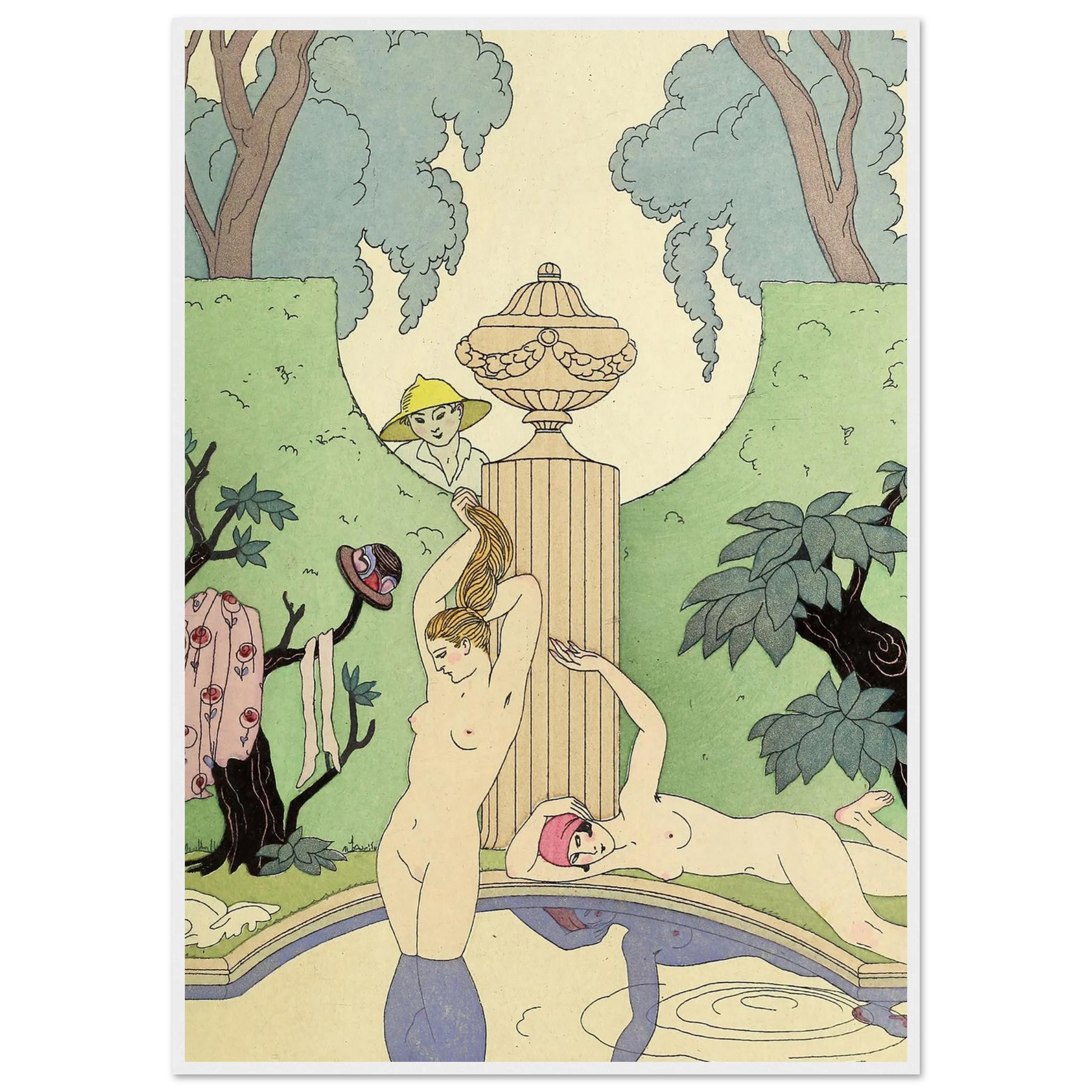 Falbalas et fanfreluches, La Luxure (1925) Art Print | George Barbier-Quipham Collections