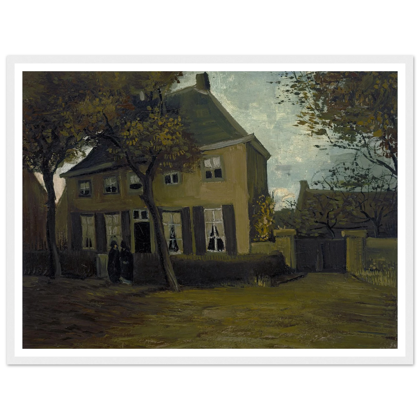 The vicarage at Nuenen (1885) Art Print | Vincent van Gogh-Quipham Collections