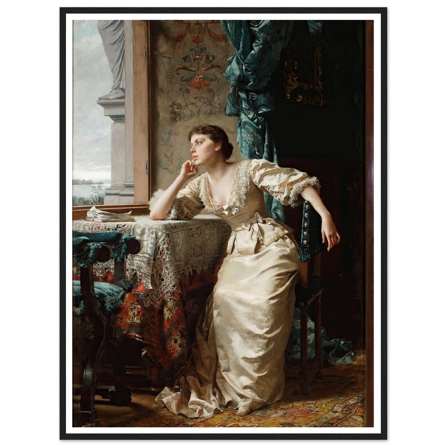 Reverie (1883) Art Print | Wladyslaw Czachorski-Quipham Collections