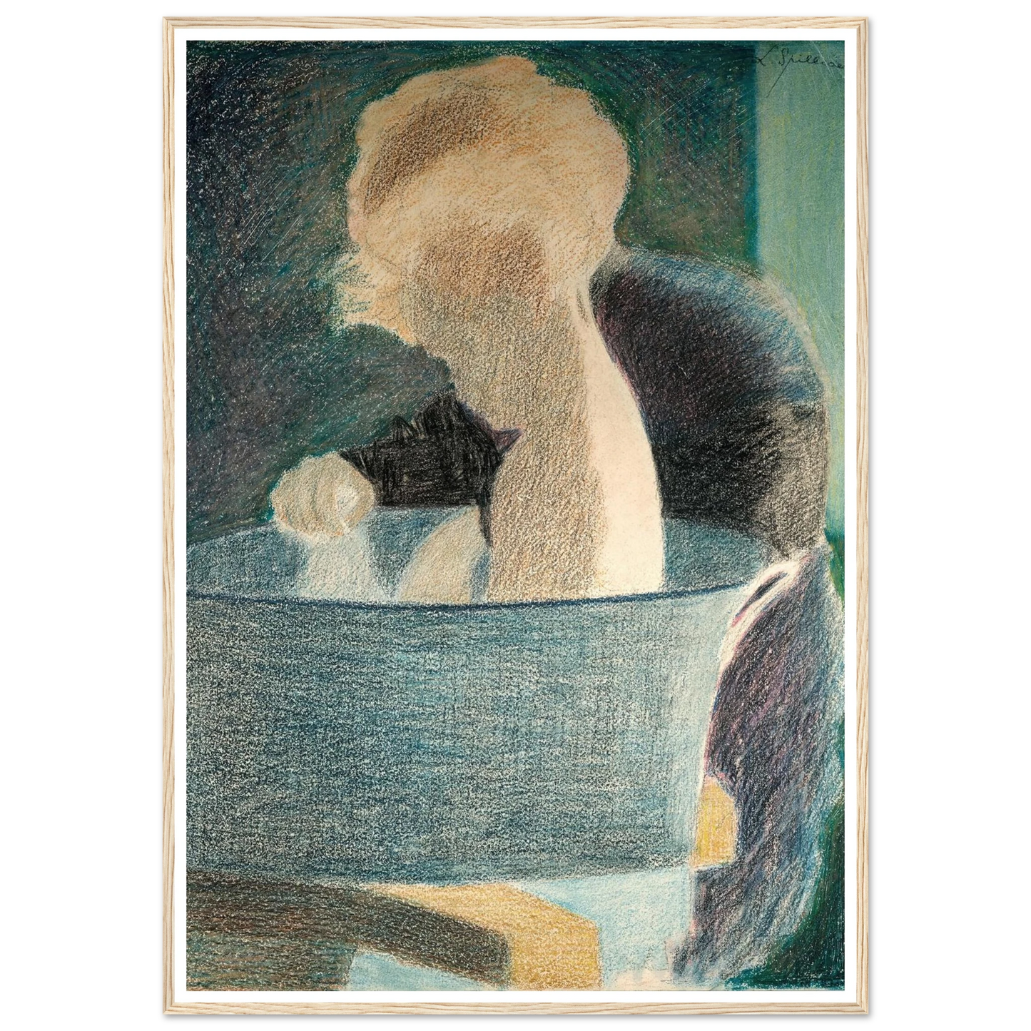 Le Bain (1917) Art Print | Leon Spilliaert-Quipham Collections