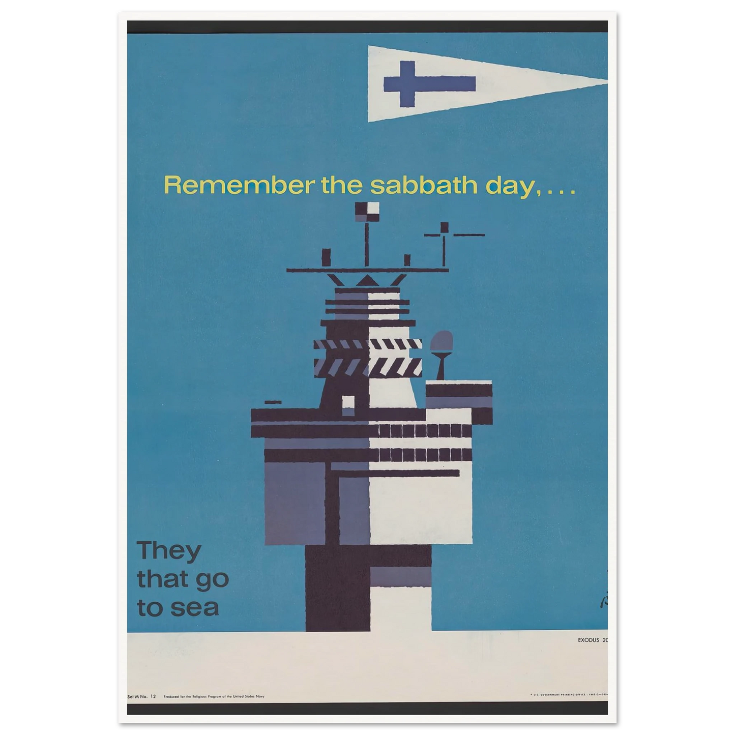Remember the sabbath day (1963) Art Print | Joseph Binder-Quipham Collections