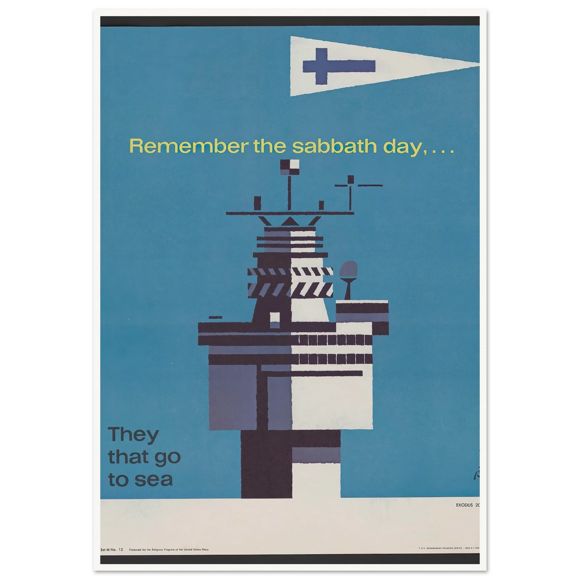 Remember the sabbath day (1963) Art Print | Joseph Binder-Quipham Collections