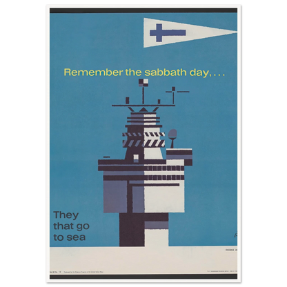 Remember the sabbath day (1963) Art Print | Joseph Binder-Quipham Collections