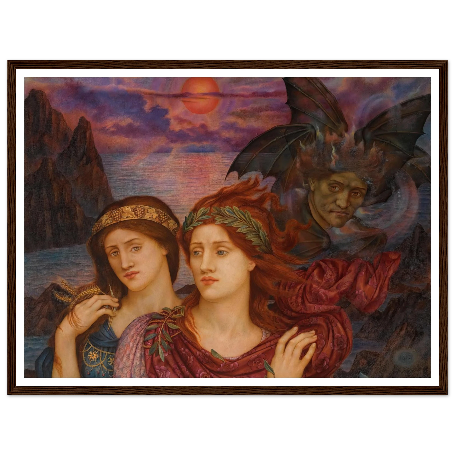 The Vision (1914) Art Print | Evelyn de Morgan-Quipham Collections
