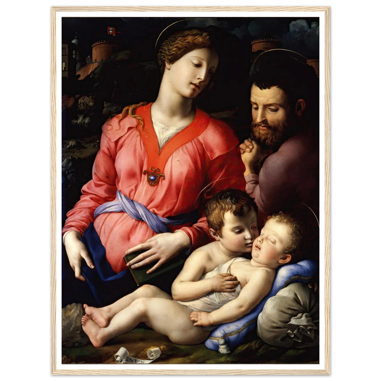 The Panciatichi Holy Family (Circa 1540) Art Print | Agnolo Bronzino-Quipham Collections