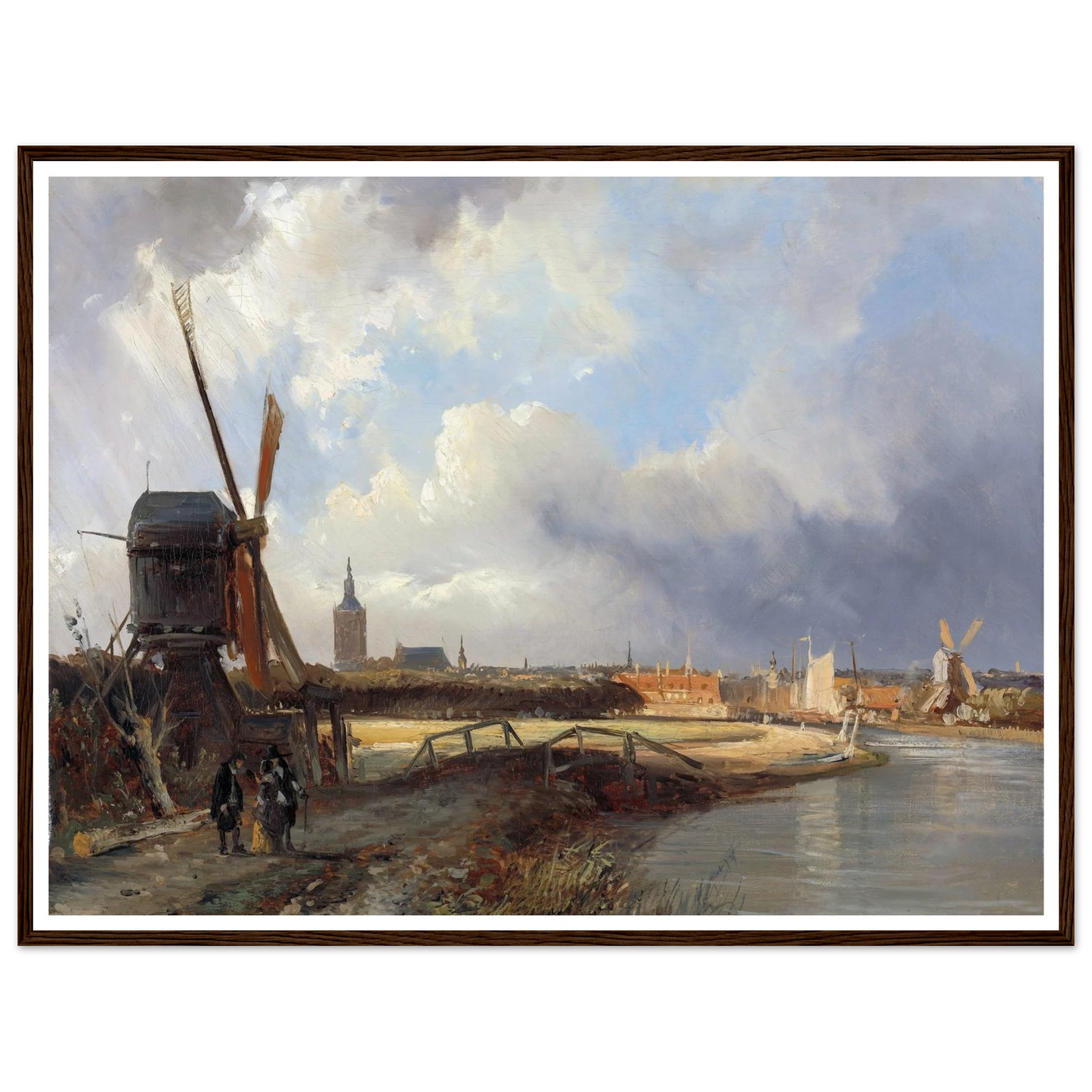 View of The Hague (c. 1850 - c. 1852) Art Print | Cornelis Springer-Quipham Collections