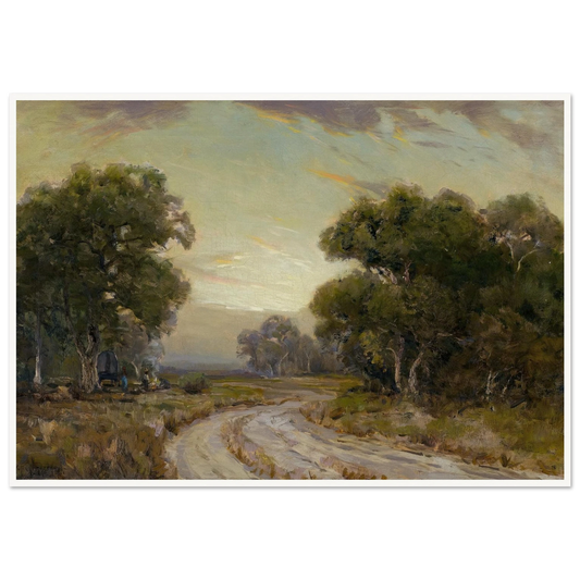 Evening Near Jackson, Southwest Texas Art Print | Julian Onderdonk-Quipham Collections