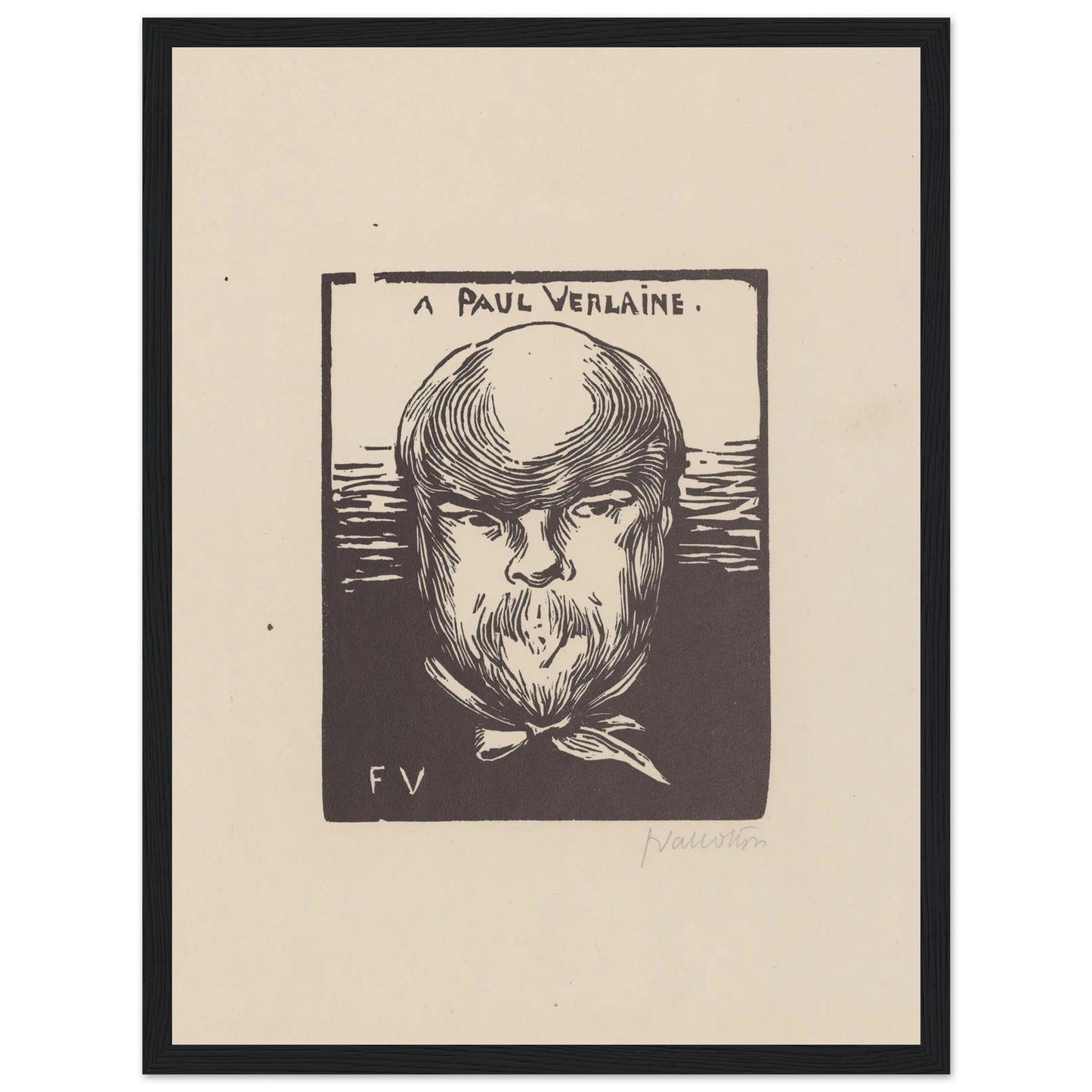 A Paul Verlaine (1891) Art Print | Felix Vallotton-Quipham Collections