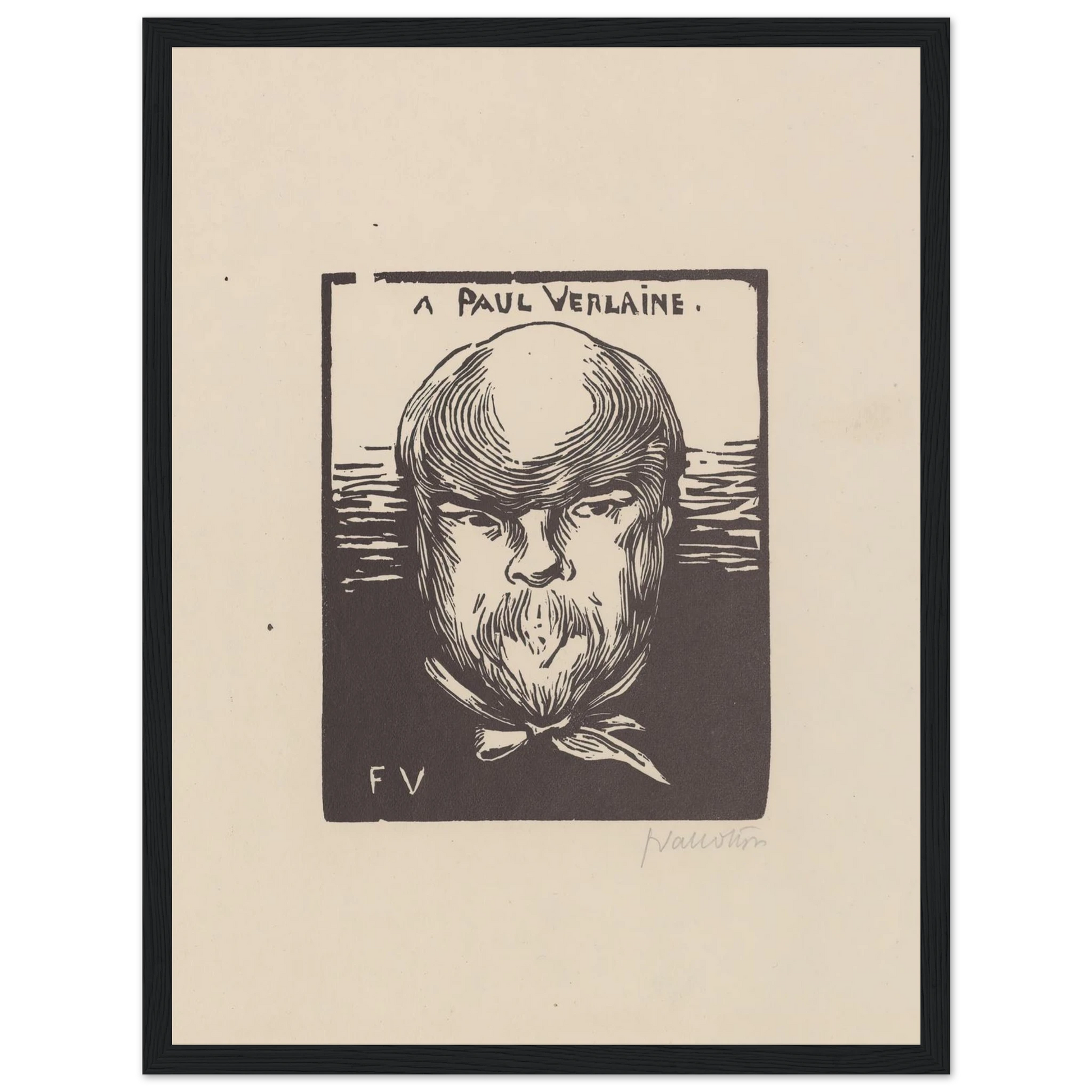 A Paul Verlaine (1891) Art Print | Felix Vallotton-Quipham Collections