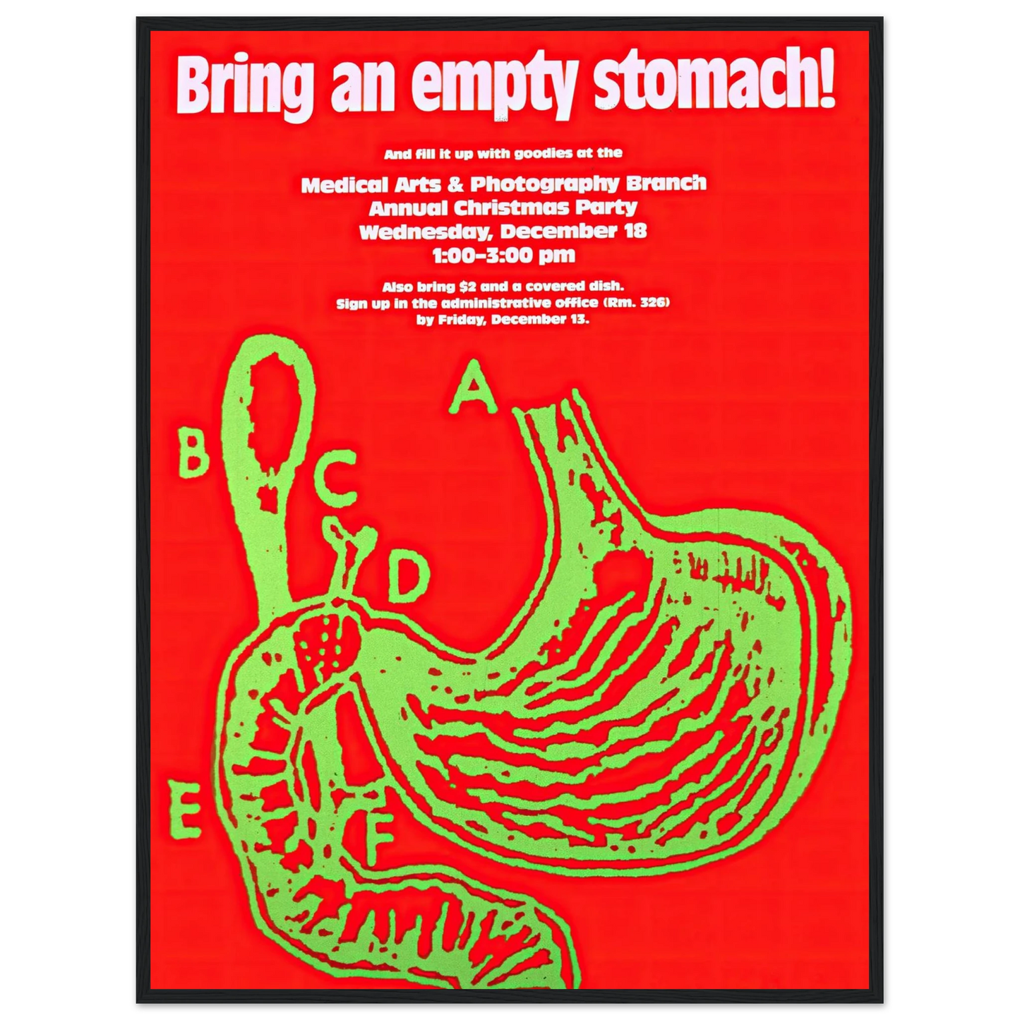 Bring an empty stomach! Art Print | National Institutes of Health-Quipham Collections